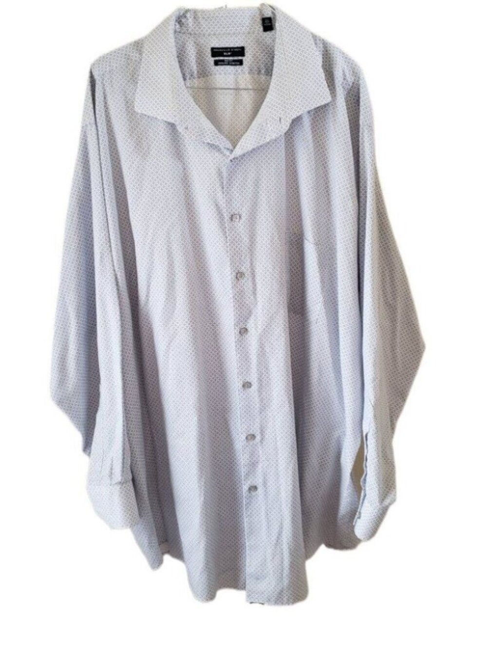 Shaquille O'Neal XLG Men's Big Fit Long Sleeve Button Up Shirt with Pocket